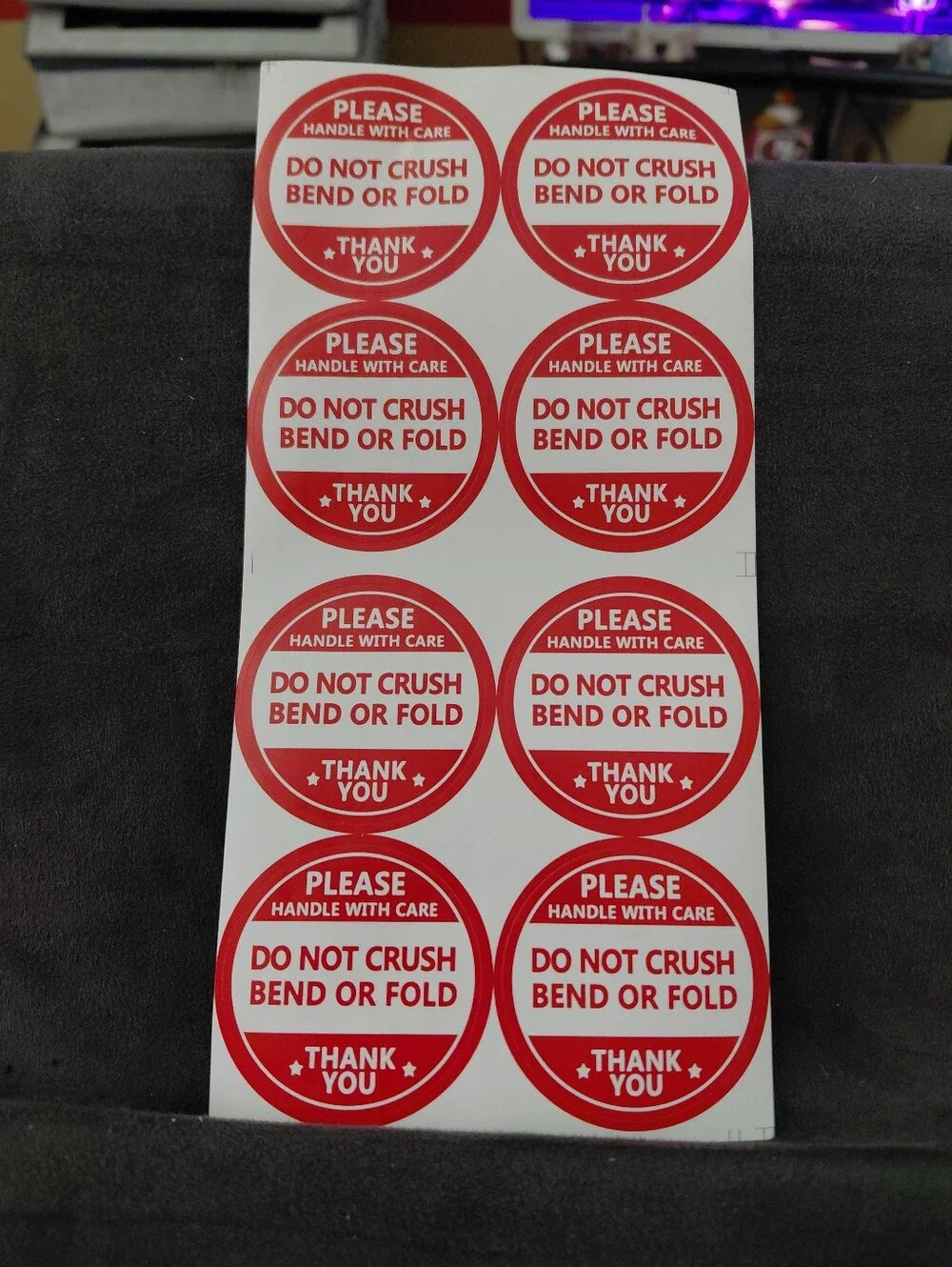 Shipping Supplies bright red